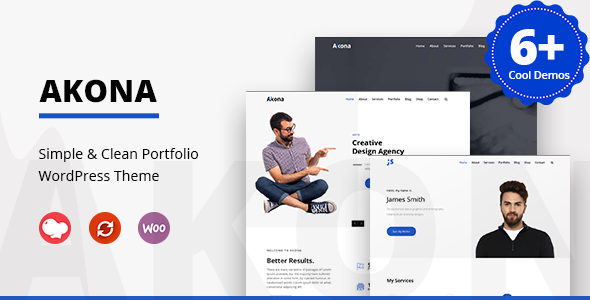 Akona - Multipurpose Portfolio WordPress Theme Logo